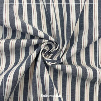 Tecido Poplin Spandex - Azul Ref.:859956