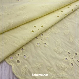 Tecido Embroidery Buzios - Rosa Ref.:859984