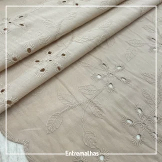 Tecido Embroidery Buzios - Bege Ref.:859984