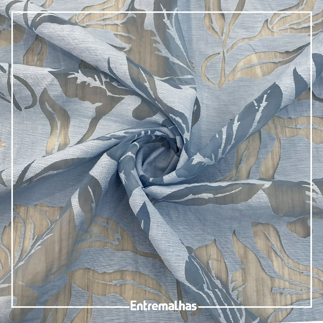 Tecido Devorê Magnolia - Azul Ref.:859986