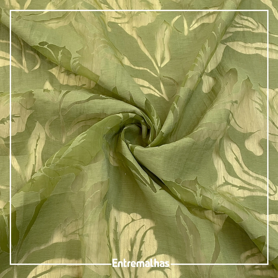 Tecido Devorê Magnolia - Verde Ref.:859986