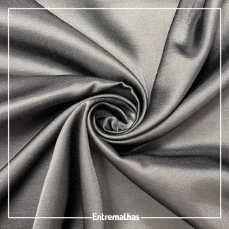 Tecido Shantung Veneza - Cinza Ref.:206304