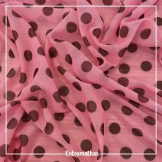 Tecido Lycra Tule Estampada Ref.:317231