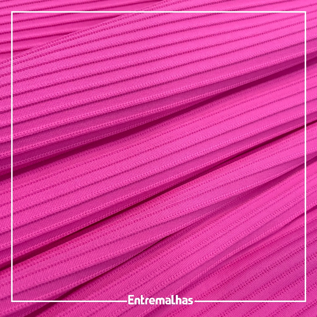 Malha Canelado Virgínia - Rosa Ref.:330044