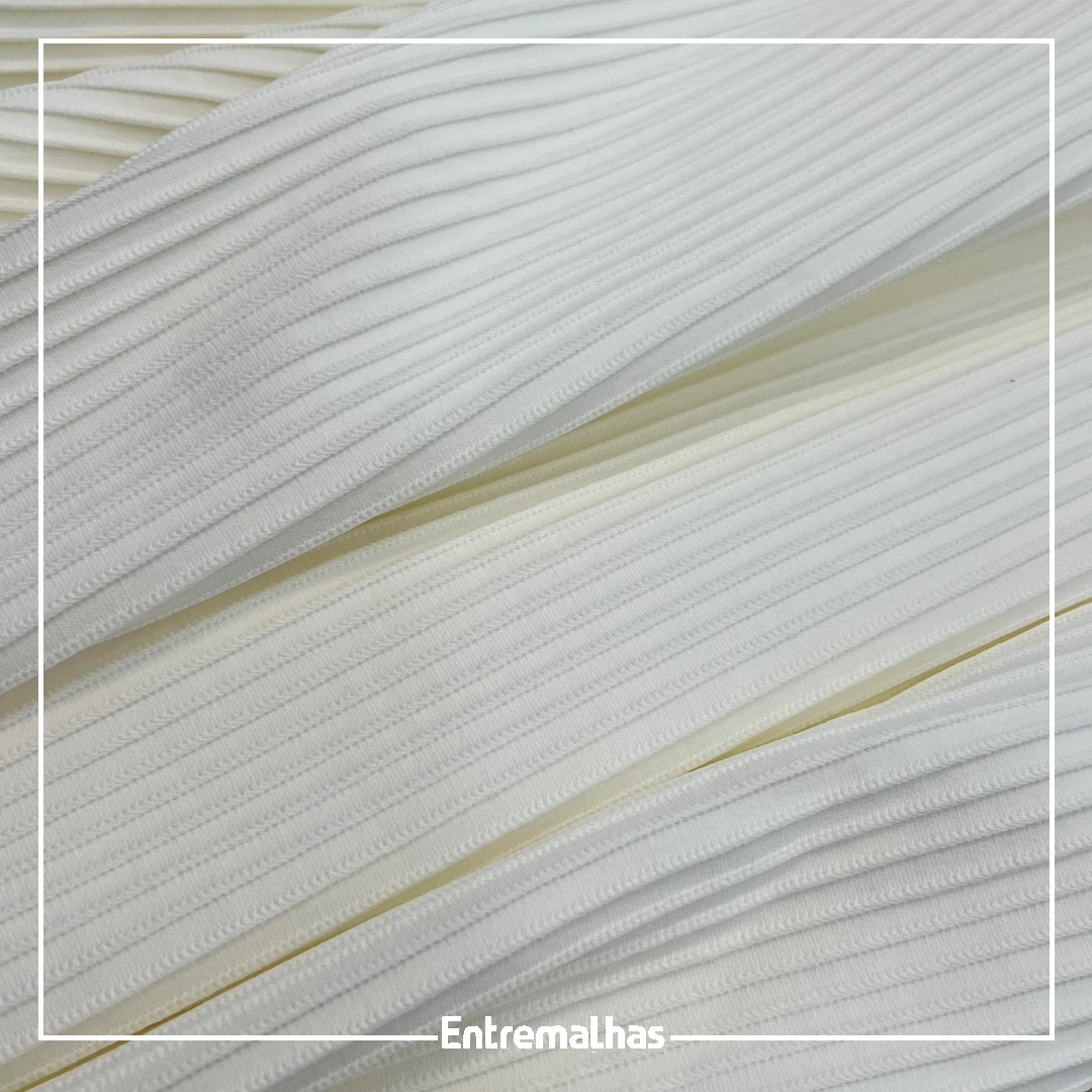 Malha Canelado Virgínia - Marfim Ref.:330044