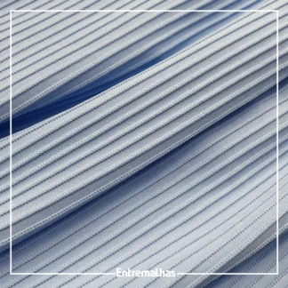 Malha Canelado Virgínia - Azul Ref.:330044