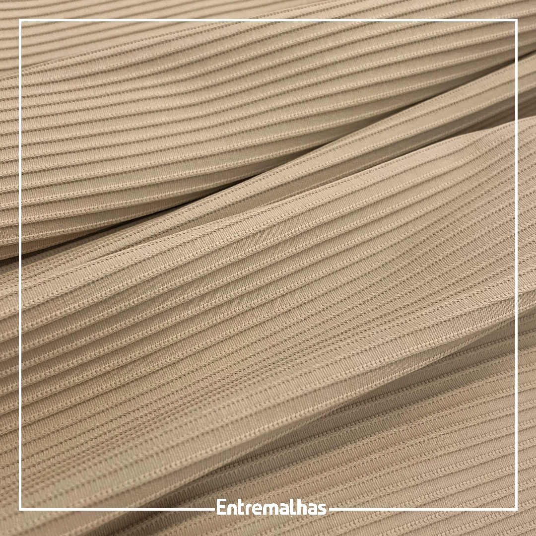 Malha Canelado Virgínia - Bege Ref.:330044