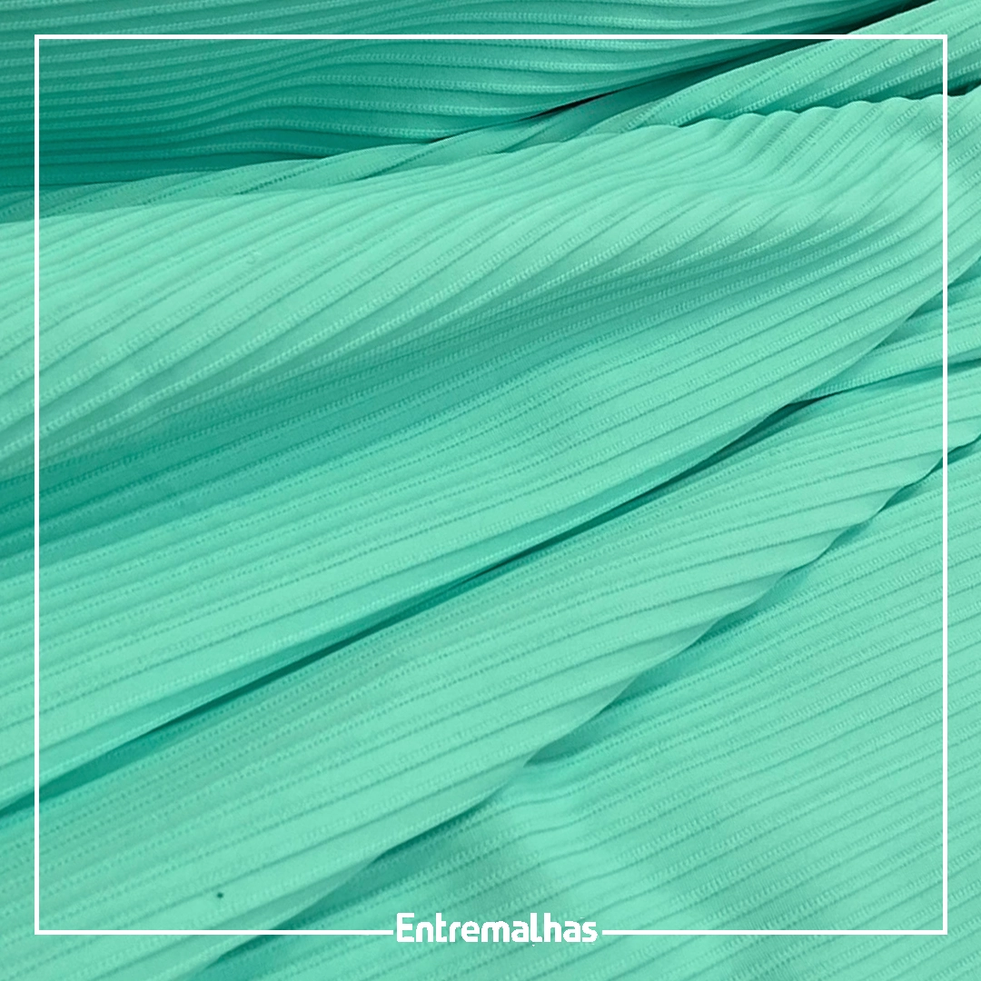 Malha Canelado Virgínia - Verde Ref.:330044