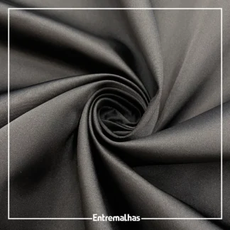 Tecido Cetim Lion - Preto Ref.:717009