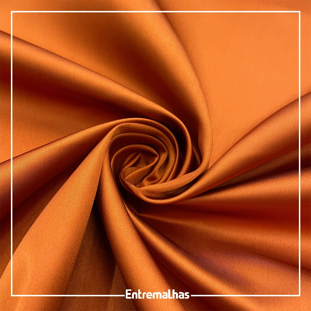 Tecido Cetim Lion - Terracota Ref.:717009