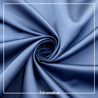 Tecido Cetim Lion - Azul Ref.:717009