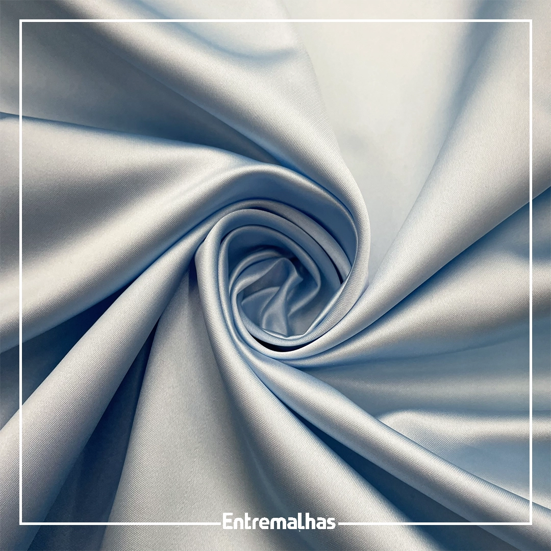 Tecido Cetim Lion - Azul Ref.:717009