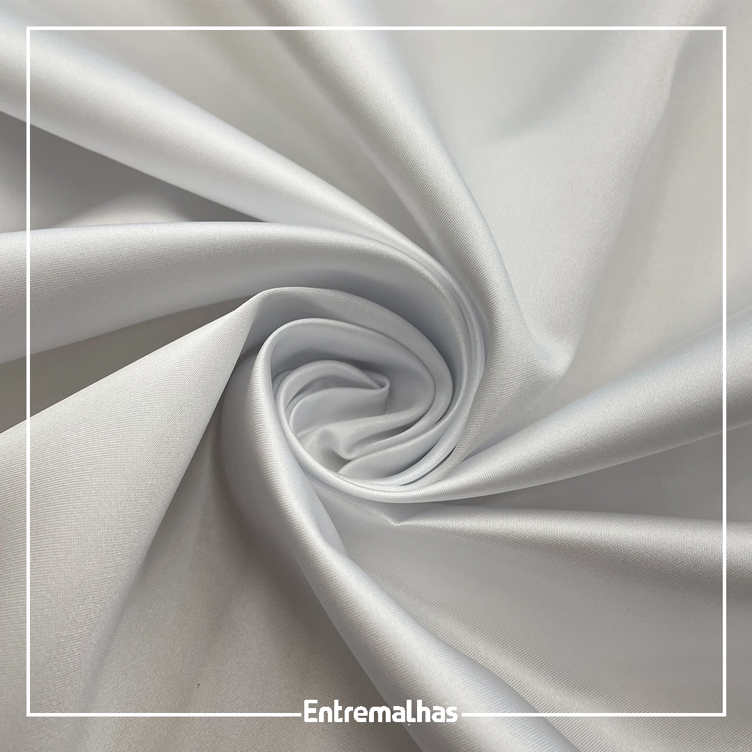 Tecido Cetim Lion - Branco Ref.:717009