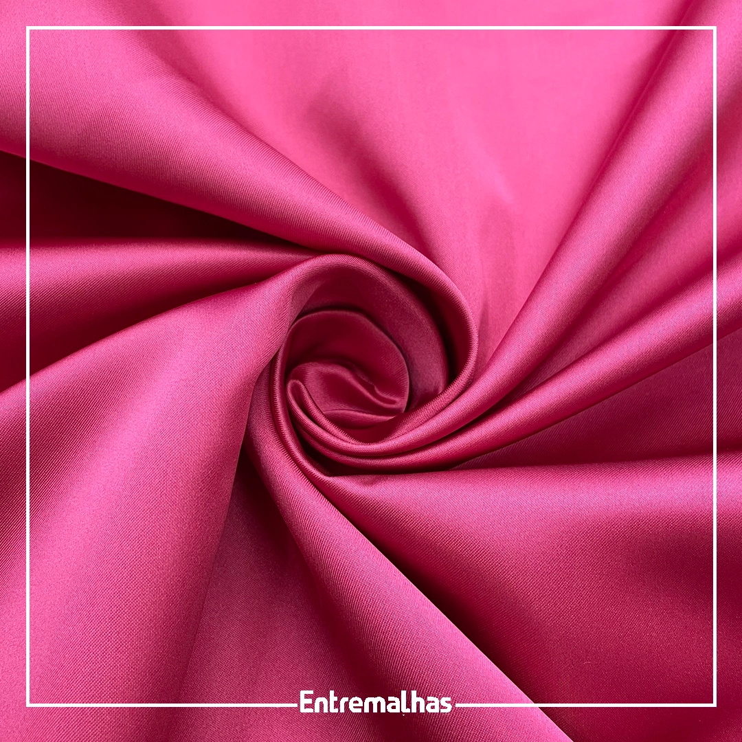 Tecido Cetim Lion - Rosa Ref.:717009