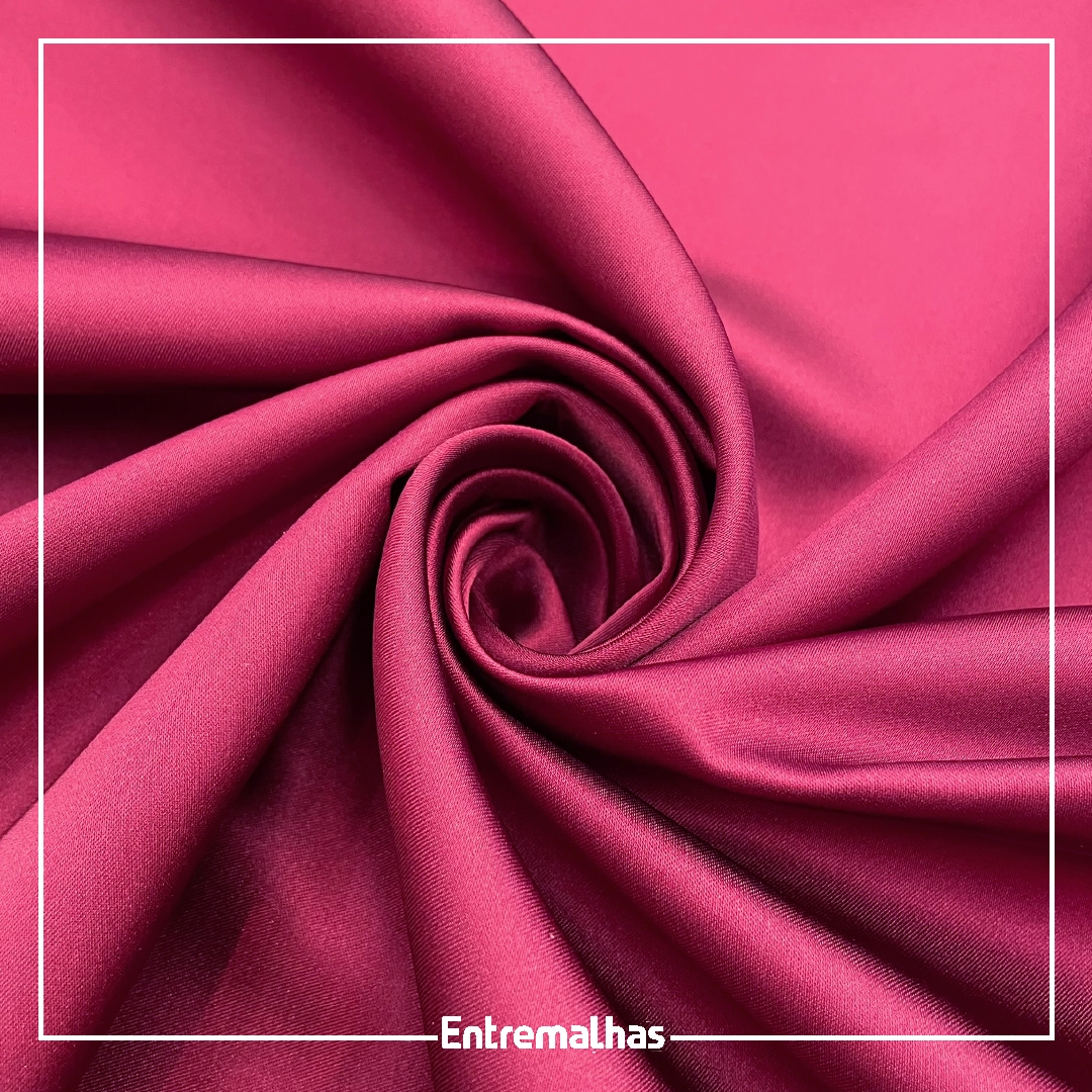 Tecido Cetim Lion - Bordô Ref.:717009