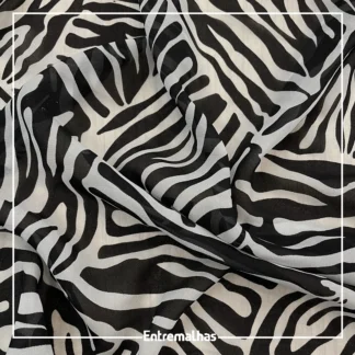 Tecido Crepe Chiffon Animal Skin Ref.:722203