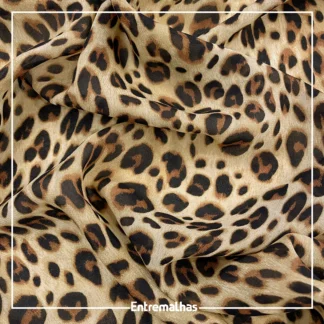 Tecido Crepe Chiffon Animal Skin Ref.:722203