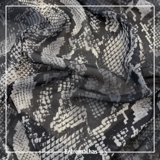 Tecido Crepe Chiffon Animal Skin Ref.:722203