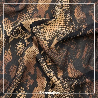Tecido Crepe Chiffon Animal Skin Ref.:722203