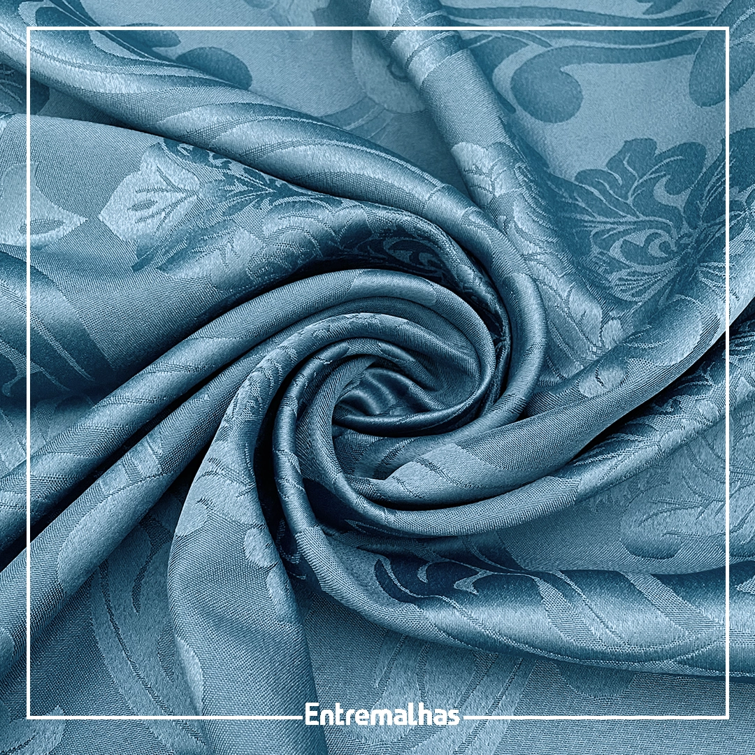 Tecido Adamaskado Jacquard Inglês - Verde Ref.:858982