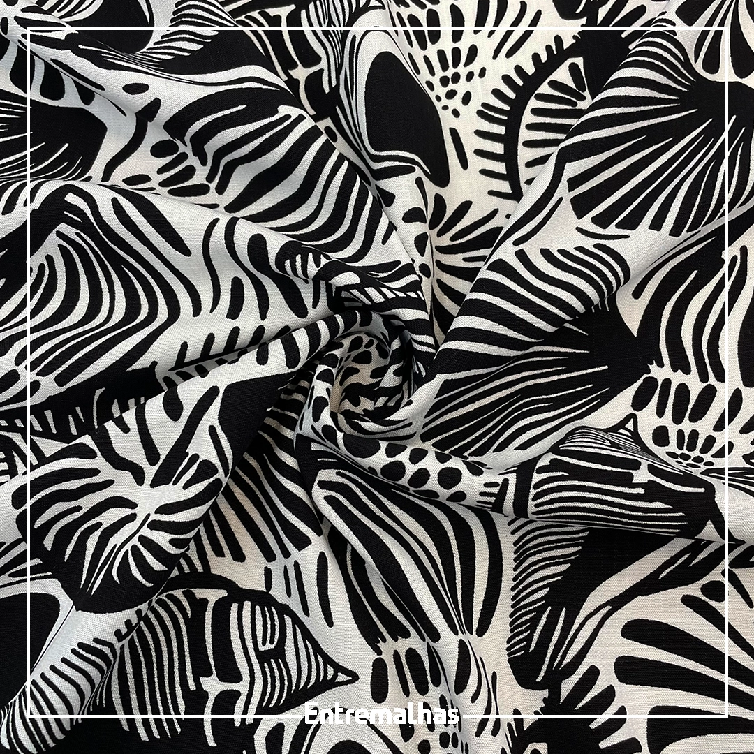 Tecido Viscose Estampada Ref.:859317