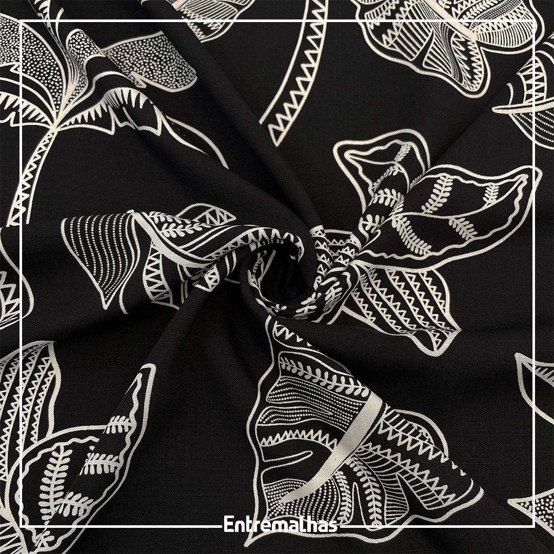 Tecido Viscose Estampada Ref.:859317