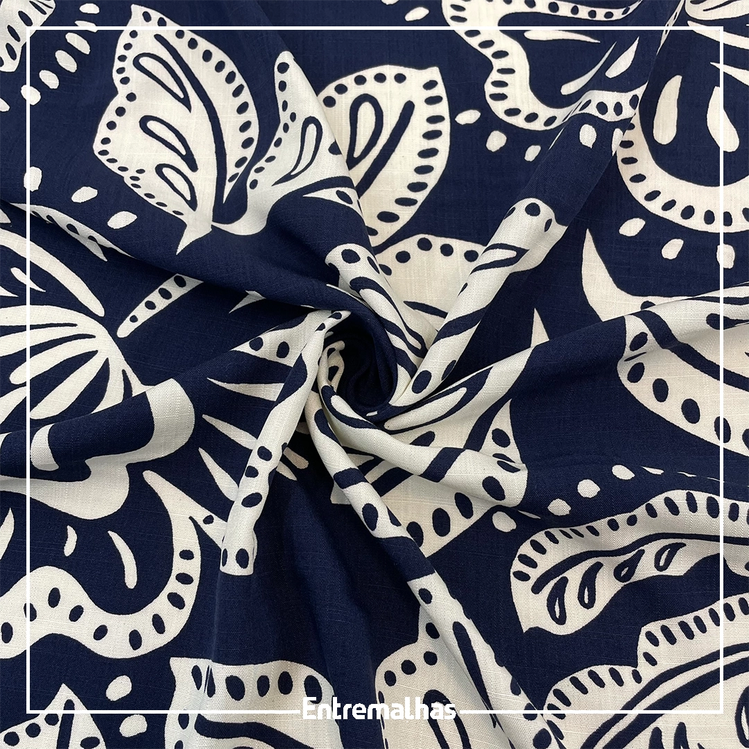 Tecido Viscose Estampada Ref.:859317