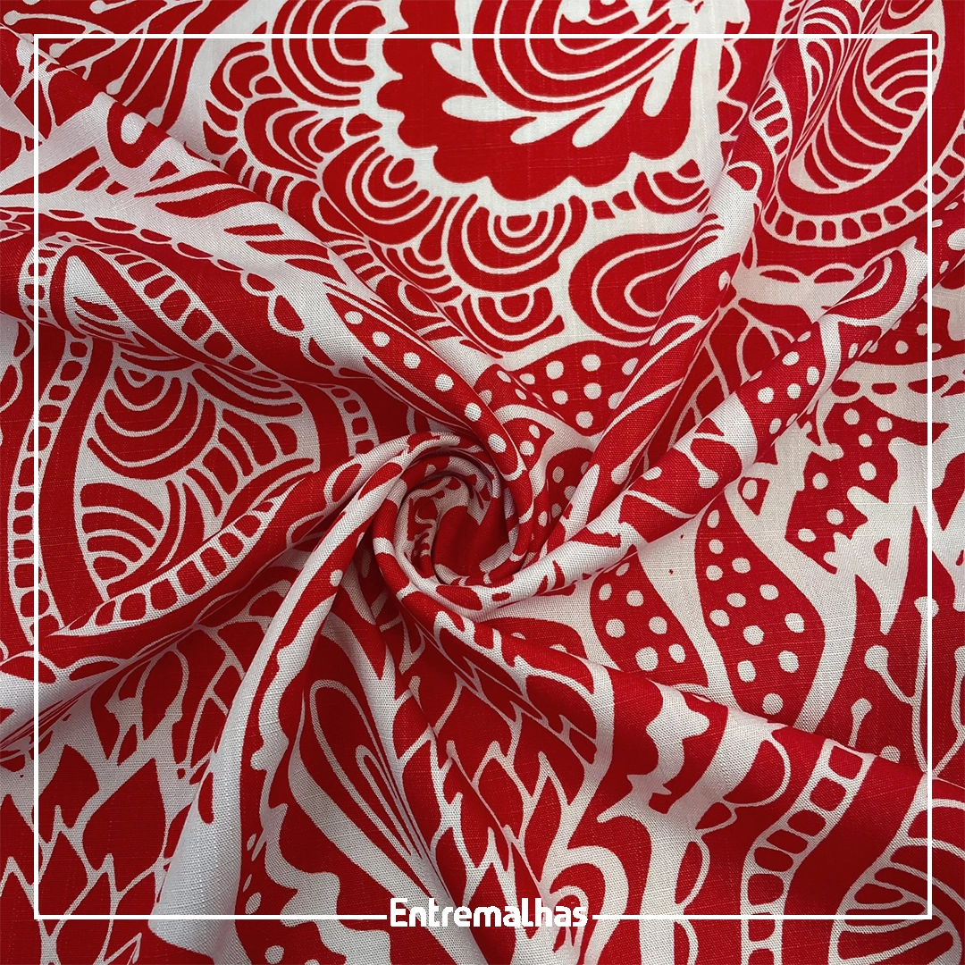 Tecido Viscose Estampada Ref.:859317