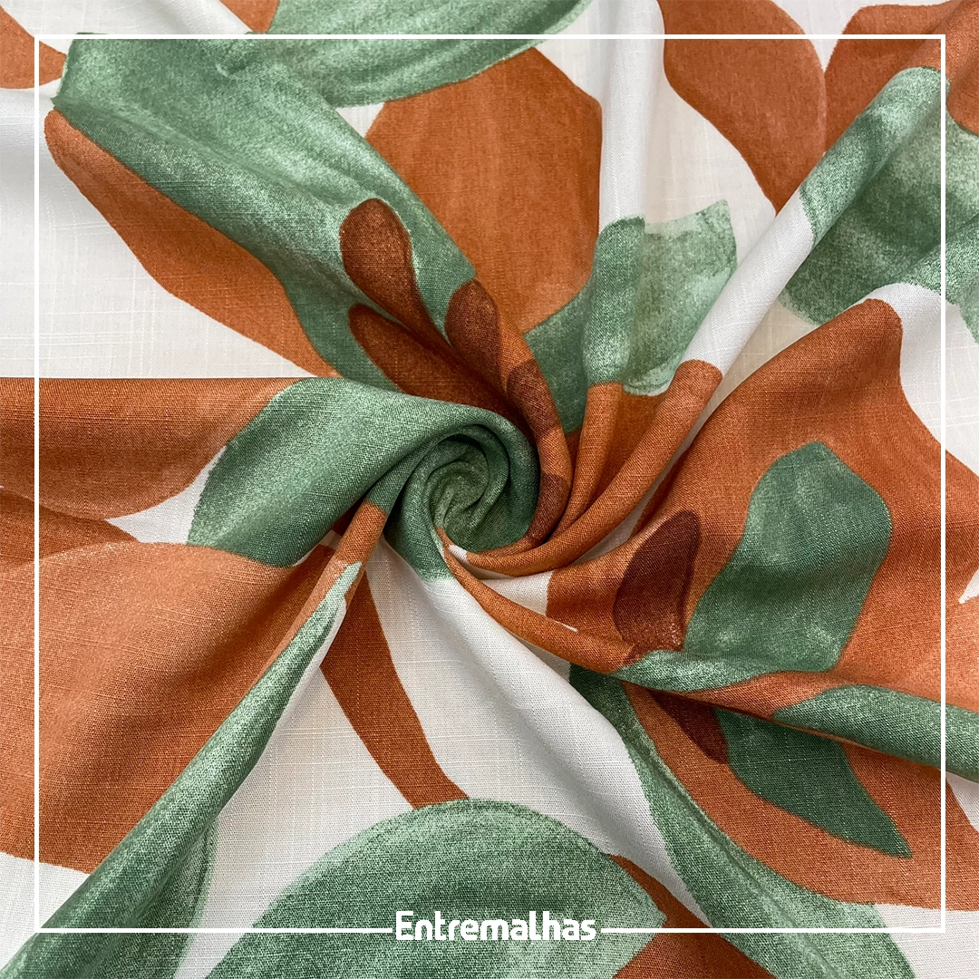 Tecido Viscose Estampada Ref.:859317