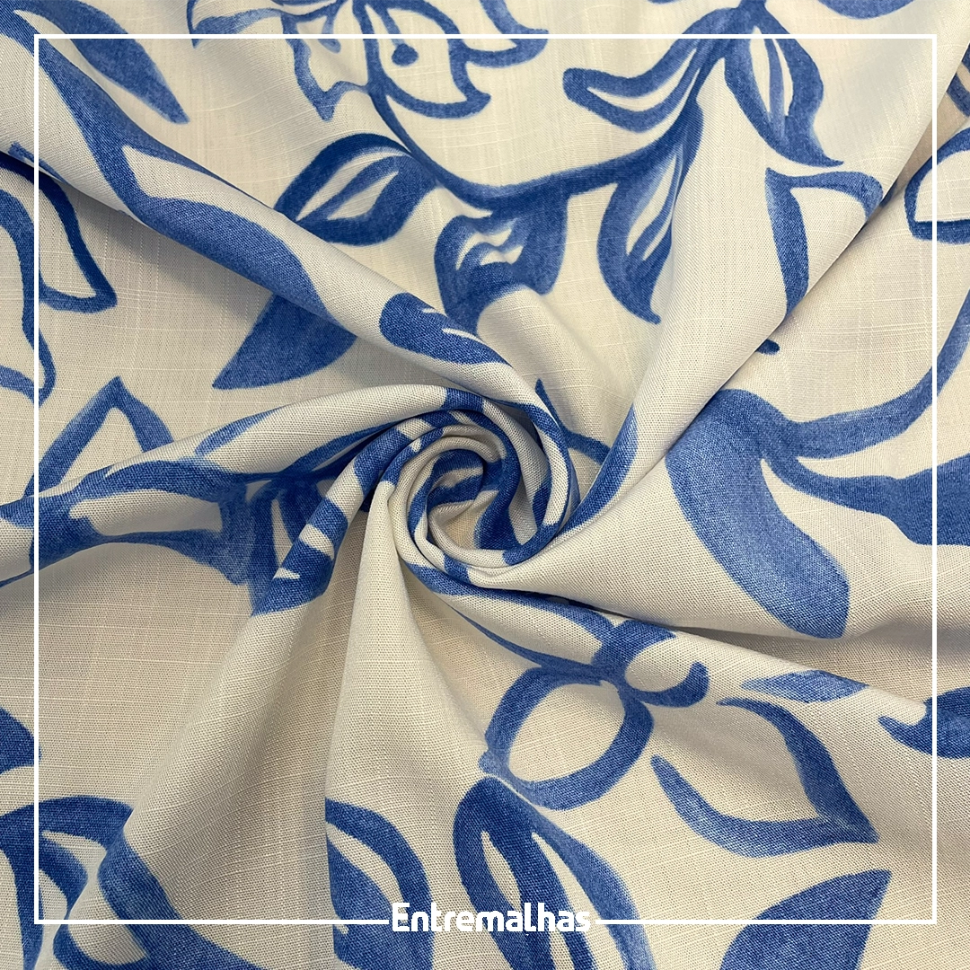 Tecido Viscose Estampada Ref.:859317