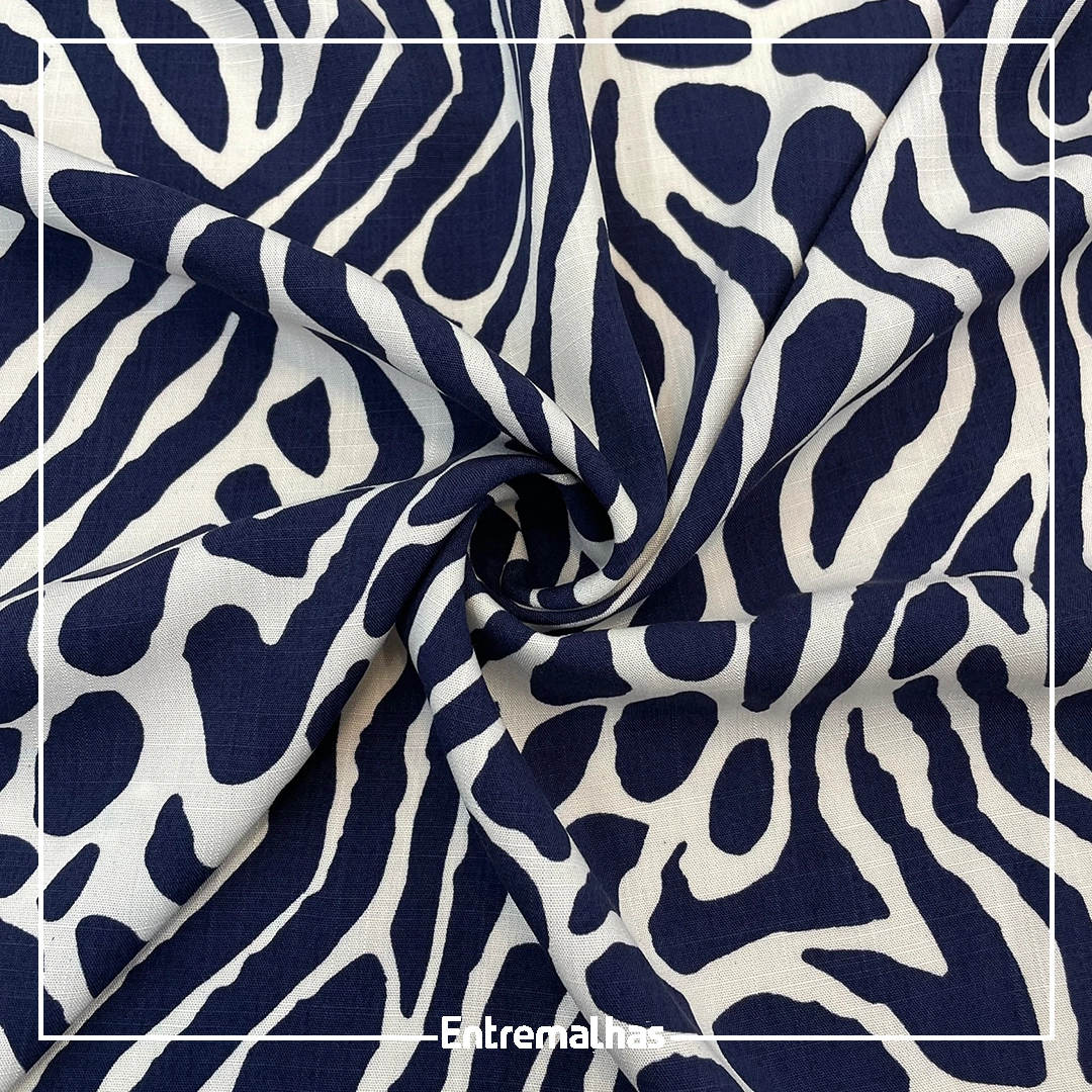 Tecido Viscose Estampada Ref.:859317