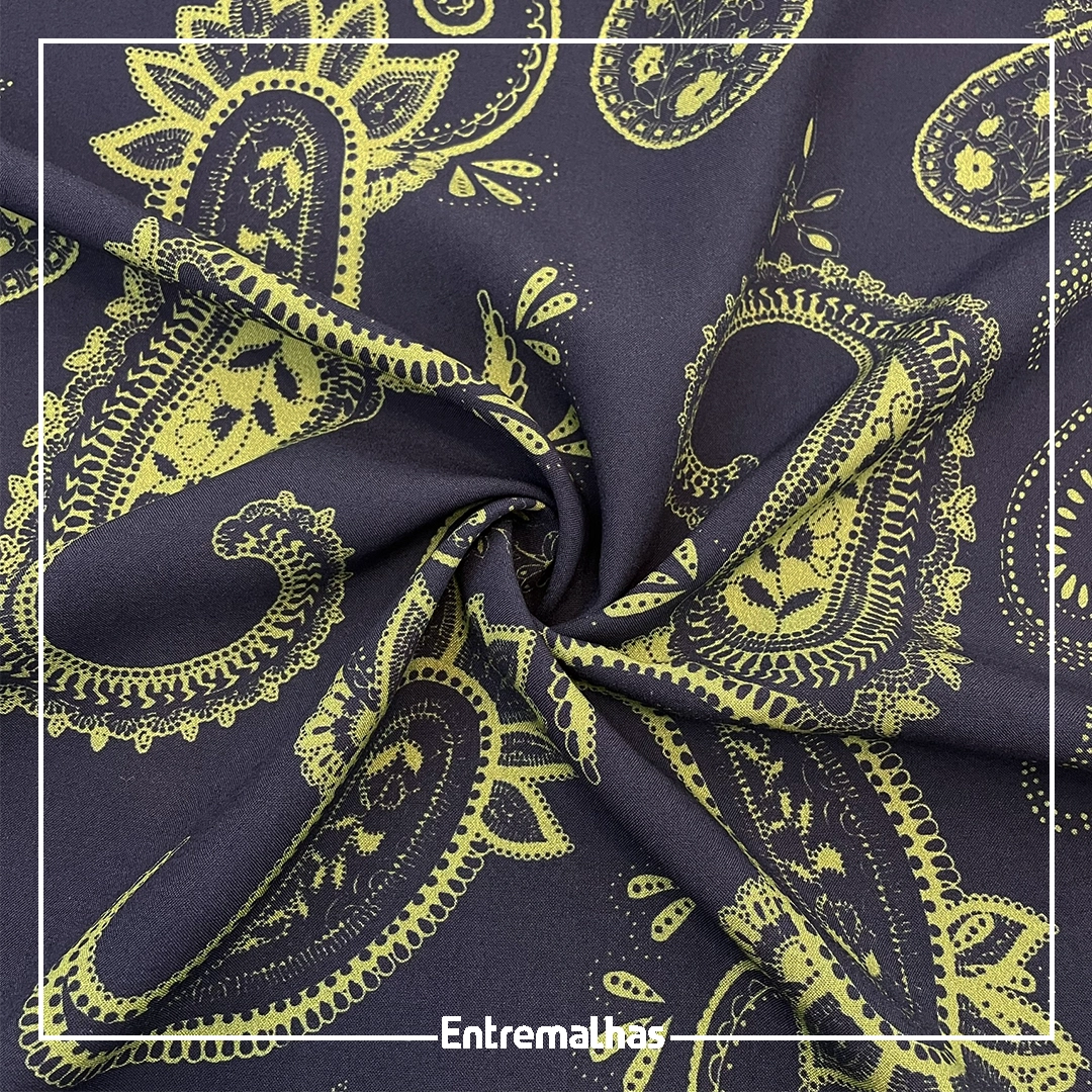 Tecido Viscose Estampa Digital Ref.:859402