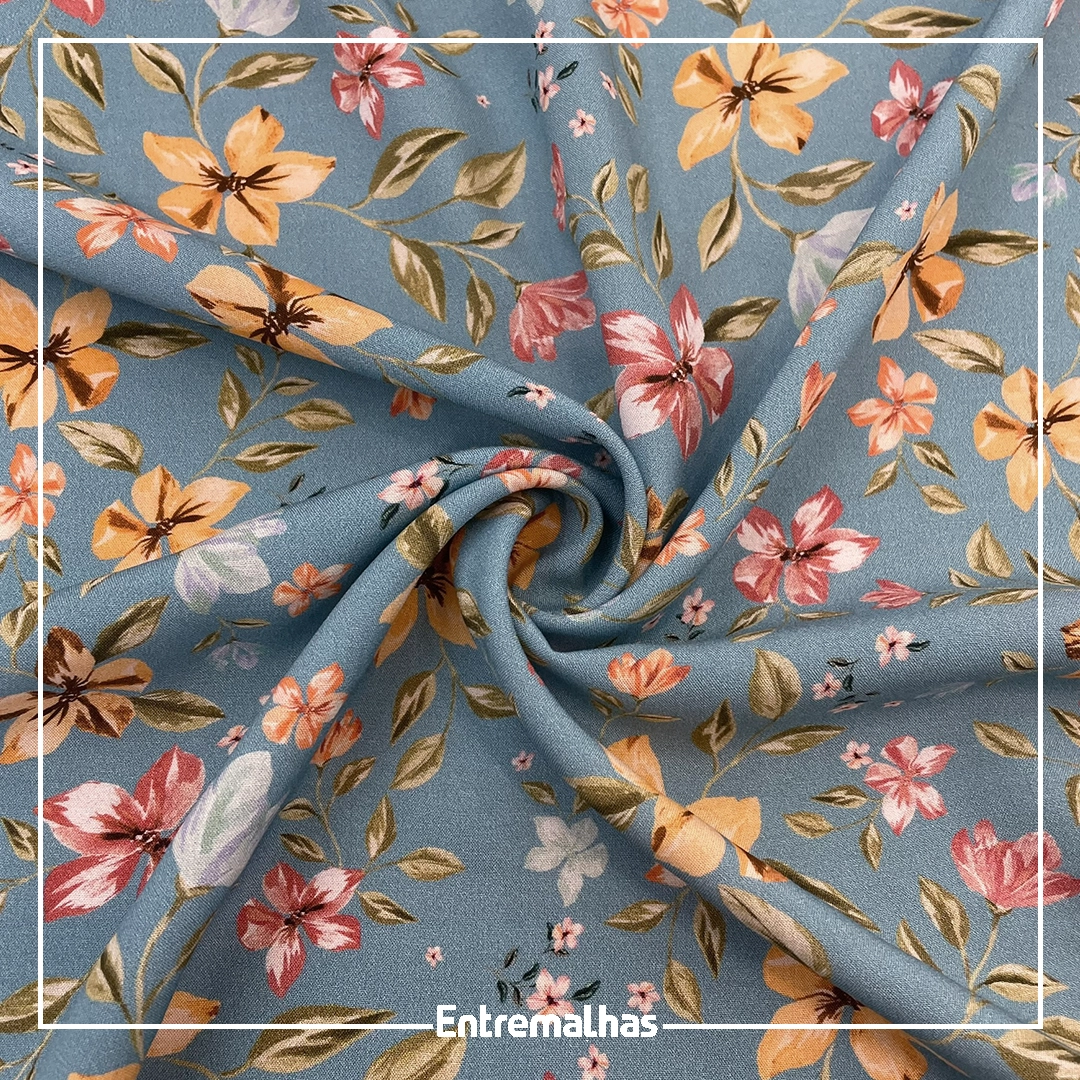 Tecido Viscose Estampa Digital Ref.:859402