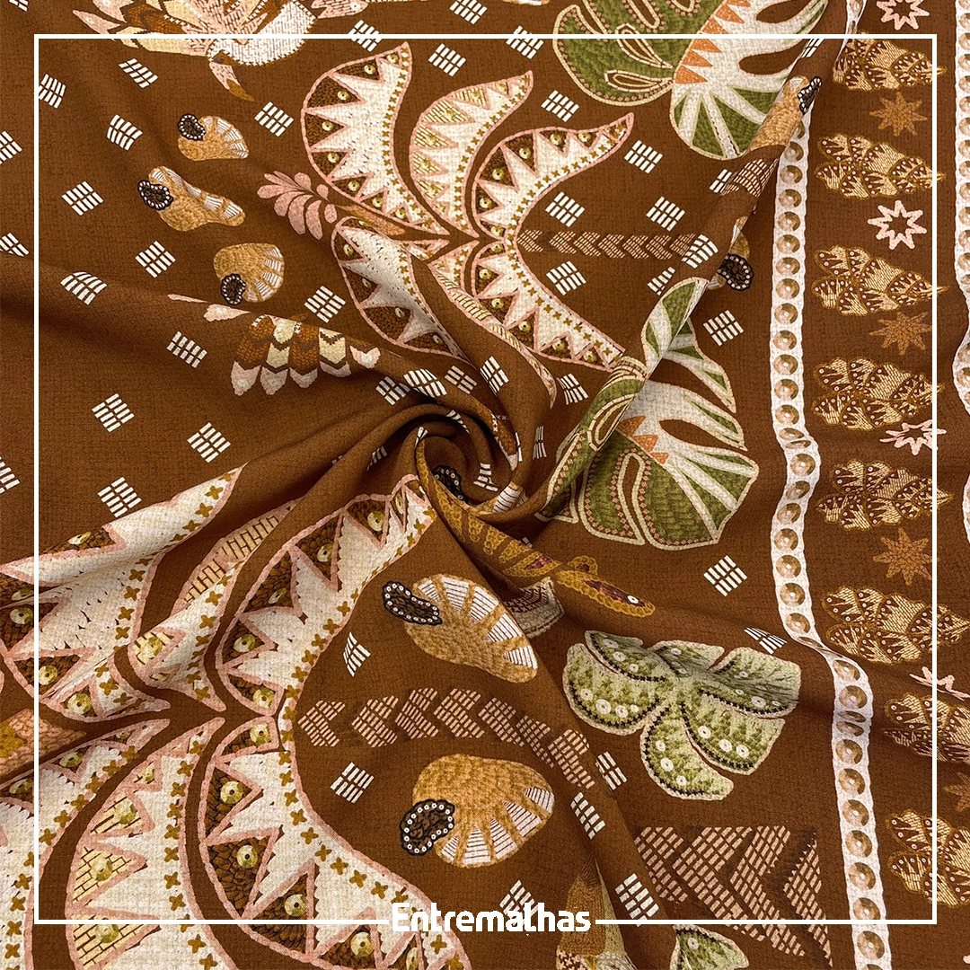 Tecido Viscose Estampa Digital Ref.:859402