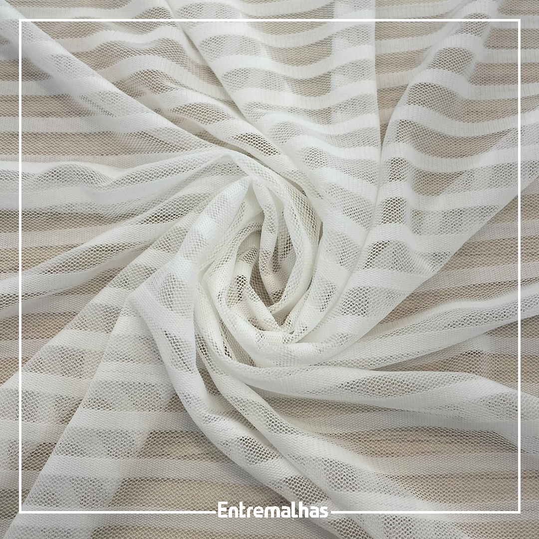 Tecido Tule Valença - Branco Ref.:859494