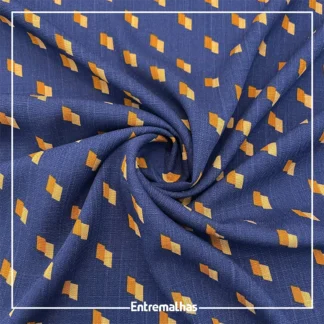 Tecido Viscose Slub Estampado Ref.:859856