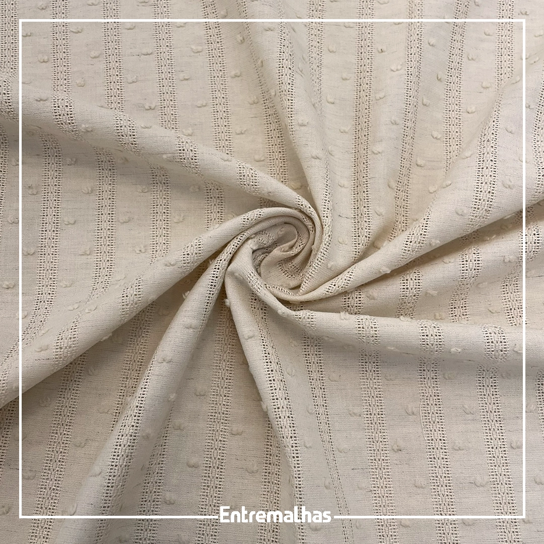 Tecido Jacquard London - Bege Ref.:859958