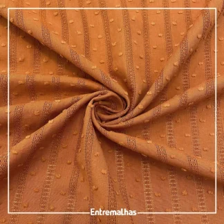 Tecido Jacquard London - Terracota Ref.:859958