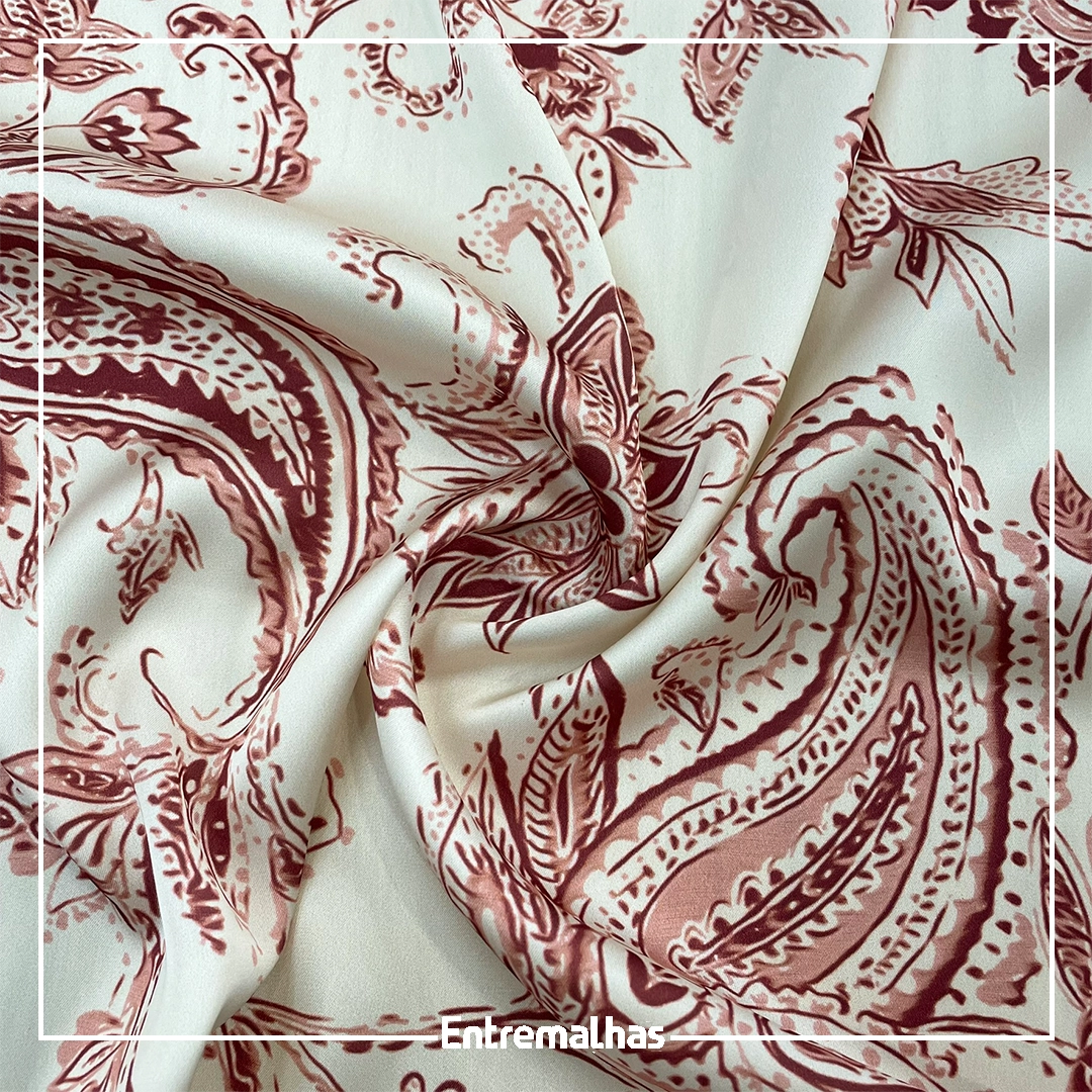 Tecido Chifon Satin Twist Estampado Ref.:860008