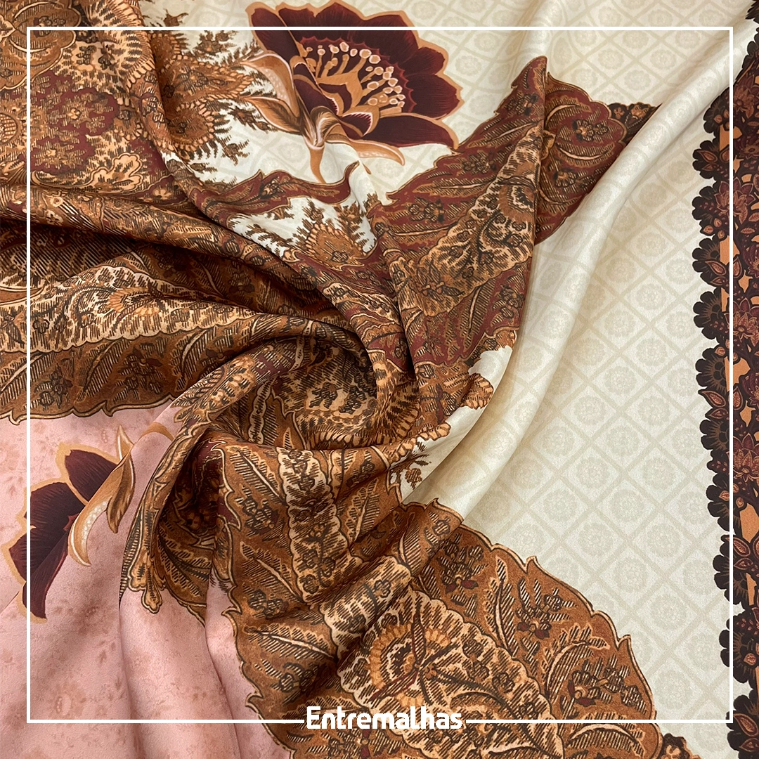 Tecido Chifon Satin Twist Estampado Ref.:860008