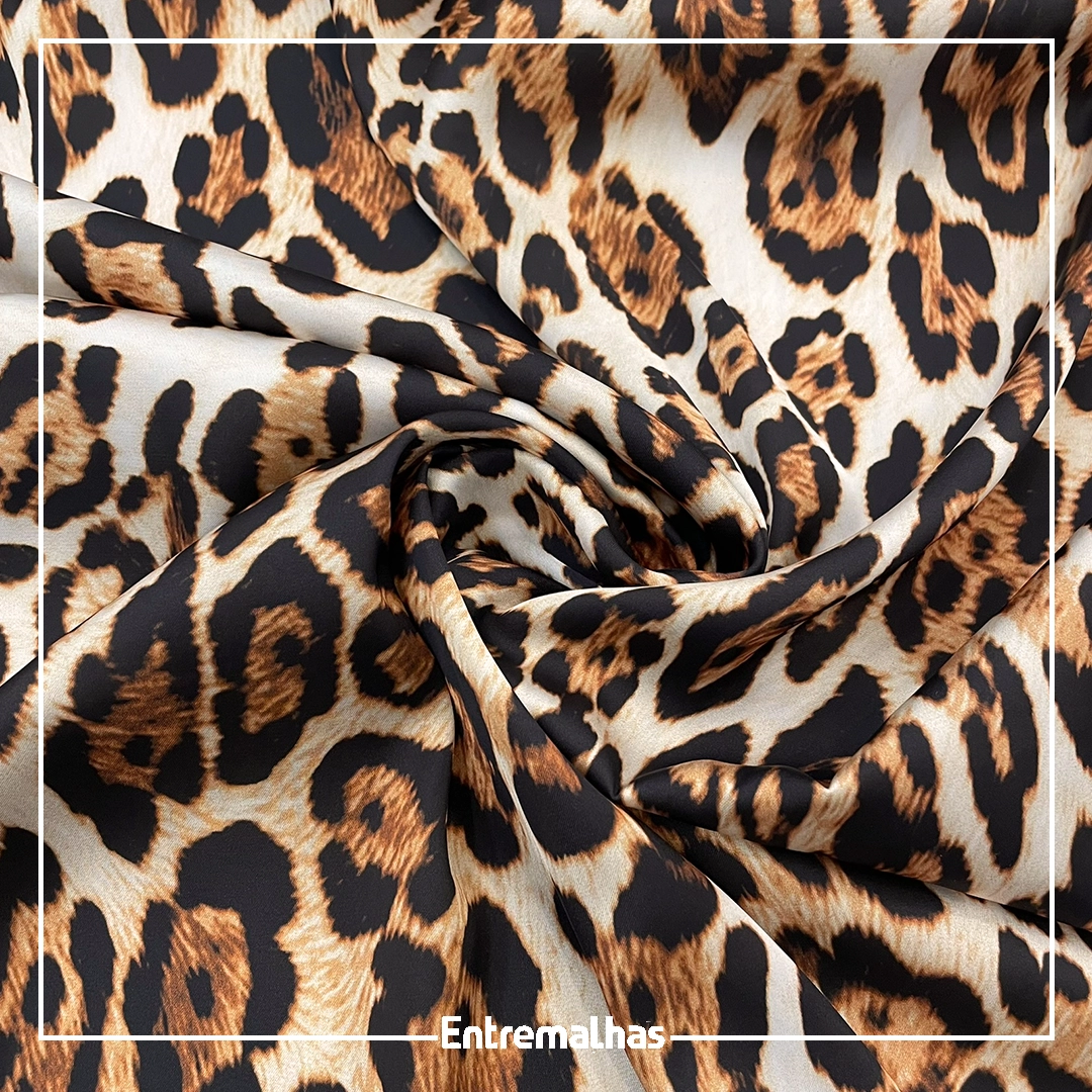 Tecido Chifon Satin Twist Estampado Ref.:860008