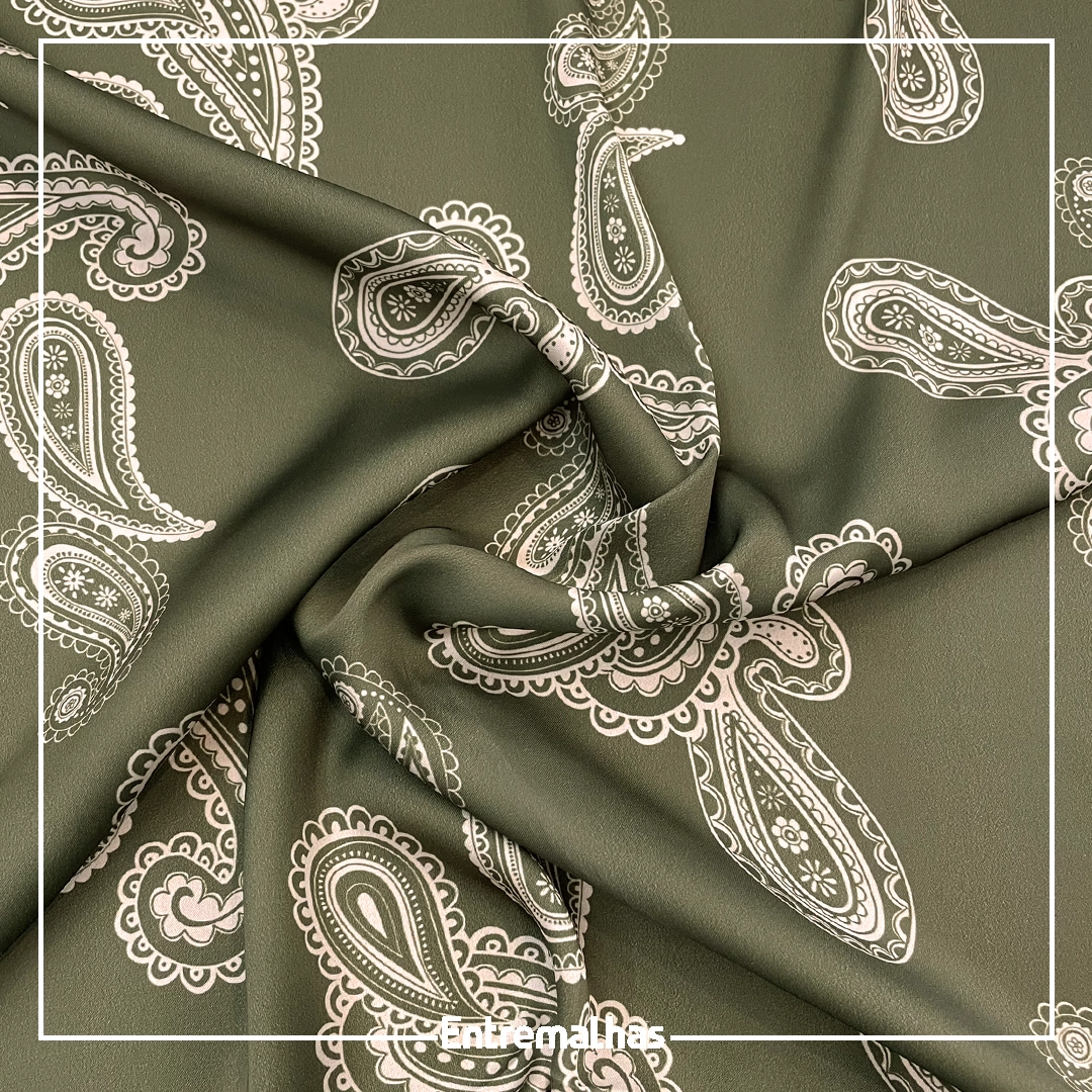 Tecido Chifon Satin Twist Estampado Ref.:860008