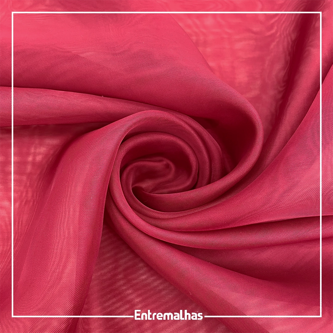 Tecido Voal Importado - Bordô Ref.:886001