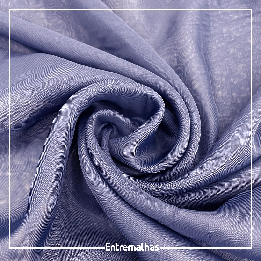 Tecido Voal Importado - Azul Ref.:886001