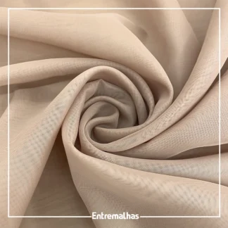Tecido Voal Importado - Bege Ref.:886001