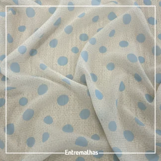 Tecido Crepe Seda Premium Estampado Ref.:722204