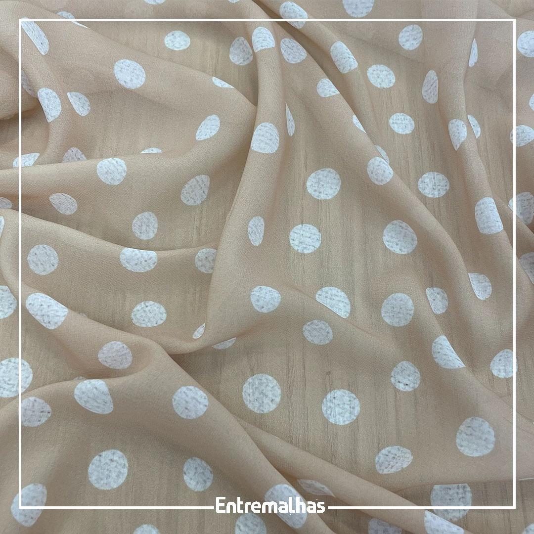 Tecido Crepe Seda Premium Estampado Ref.:722204