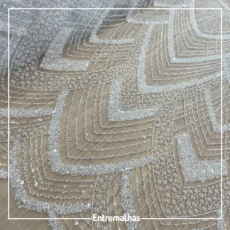 Renda Pedraria - Branco Ref.:814239