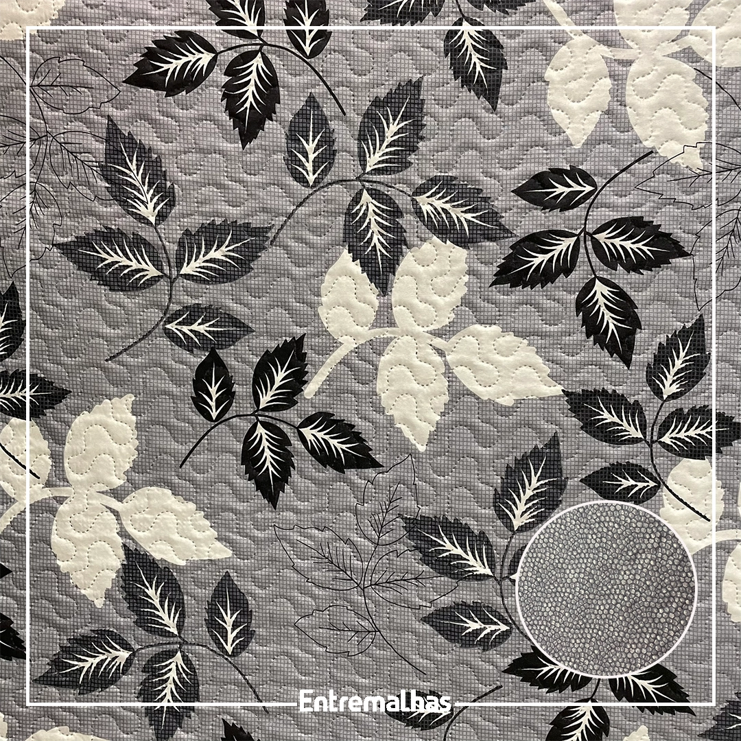 Tecido Matelassê Microfibra - Estampado Ref.:858010