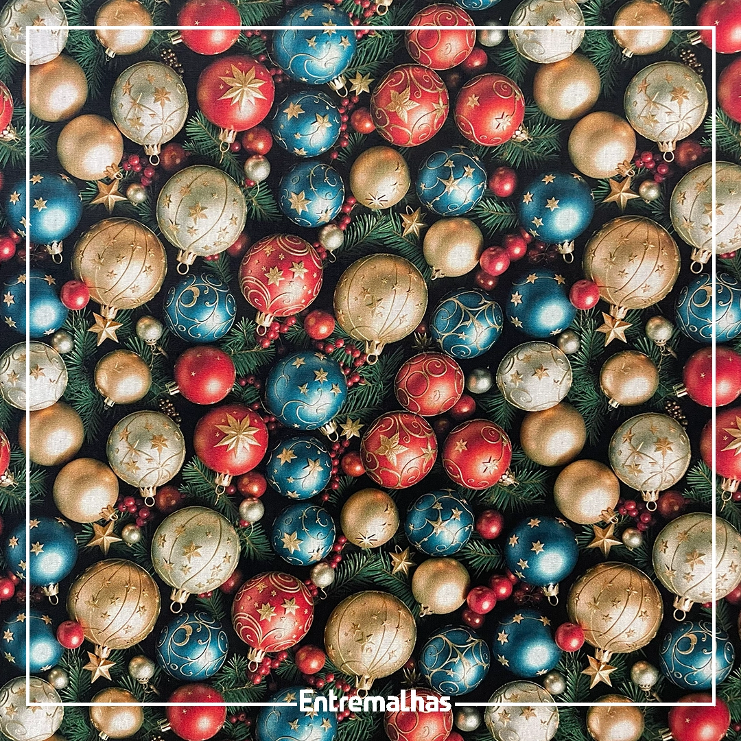 Tecido Tricoline Natal Ref.:858136